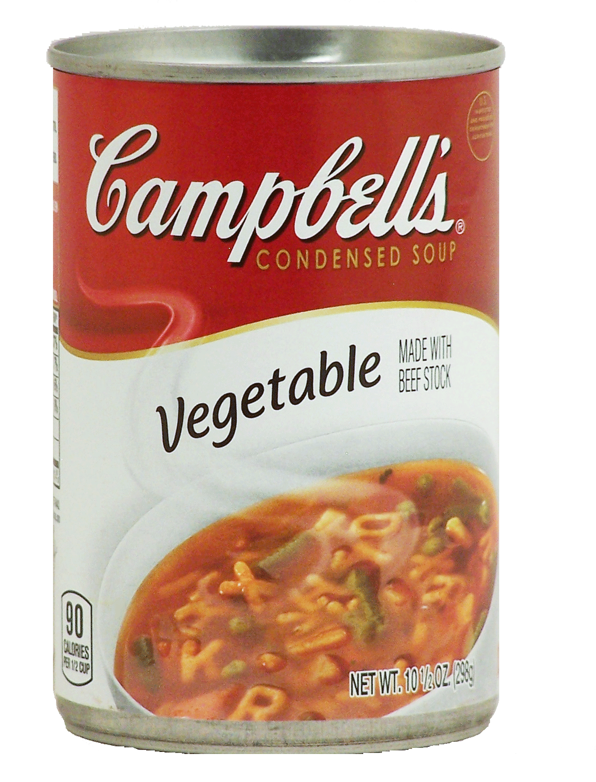 Campbell's  old fashion vegetable soup made with beef stock Full-Size Picture